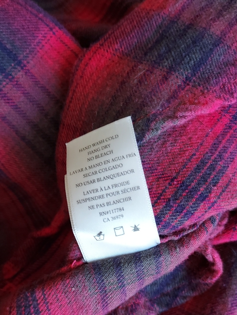 Rails Flannel Shirt Med - Picture 8 of 8